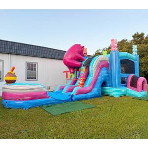 Château gonflable en PVC avec toboggan, design personnalisé, château gonflable <span class=keywords><strong>Spiderman</strong></span>, château gonflable commercial pour enfants - Product Image 3
