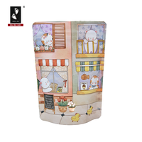 Pochette debout étanche à l'humidité imprimée sur mesure Emballage alimentaire en plastique mylar Joint de verrouillage à fermeture éclair pour biscuit collation Sacs en plastique personnalisés