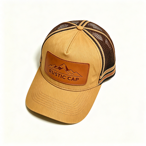 Gorra de camionero personalizada 100% poliéster, estilo deportivo, informal, de verano, para hombre, con malla, para exteriores. - Product Image 5