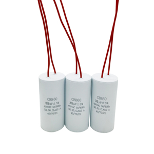 Condensateur de fonctionnement CBB60450V, <span class=keywords><strong>35uf</strong></span>, 50/60Hz avec fil pour machine à laver et pompe, prend en charge la personnalisation des petits lots. - Product Image 3