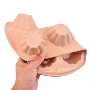 Nouveau moule à gâteau en silicone, ustensile de cuisson pour chocolat et cupcakes, avec plateau en papier, emballage pour moule à gâteau - Product Image 5