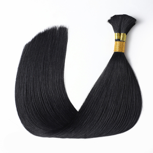 ヘアエクステンション,100% 人毛生インドバルクヘアエクステンション,本物のオリグナル自然髪 - Product Image 6