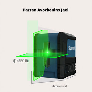 Sg सरगोल मजबूत हरे 2 लाइन लेजर स्तर स्व-समतल मोड पेंडुलम लॉक परिशुद्धता 2.5 मिमी/5 मीटर 65फीट अधिकतम माप - Product Image 2