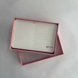 Carte postale en papier <span class=keywords><strong>aquarelle</strong></span> en coton personnalisée Daqian, papier cartonné blanc vierge, reliure parfaite, couverture rigide, en cadeau - Product Image 4