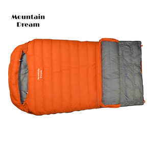 Da Niu Factory Wholesale Sale Outdoor Warm <strong>Cold</strong>-proof <strong>Ultra</strong>-<strong>light</strong> Duck Down <strong>Large</strong> Double Envelope-style <strong>Sleeping</strong> <strong>Bag</strong> - Product Image 3