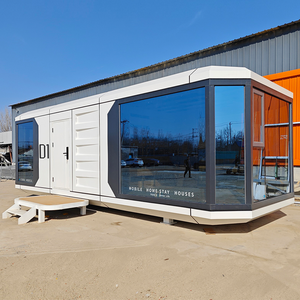 Capsule spatiale nouveau design énergie solaire maison préfabriquée écologique structure en acier maison étanche à l'eau pour hôtel villa - Product Image 6