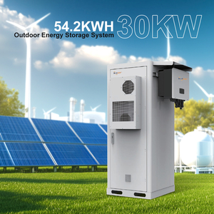 ชุดระบบโซลาร์ไฮบริดแบบตู้กลางแจ้ง EU Stock 30kW สำหรับธุรกิจ พร้อมระบบจัดการพลังงานอัจฉริยะ (BMS) สำหรับเก็บพลังงาน เหมาะสำหรับบ้านพักตากอากาศ/ร้านกาแฟ/ฟาร์ม - Product Image 1