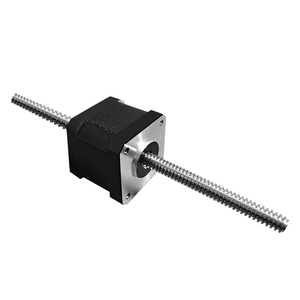 Motor Paso a Paso Samsr de Bajo <span class=keywords><strong>Precio</strong></span>, <span class=keywords><strong>Nema</strong></span> <span class=keywords><strong>17</strong></span> <span class=keywords><strong>Nema</strong></span> 23, Eje Pasante, Sin Tornillo de Guía Integrado, para Máquina de Grabado CNC, Motor de Tornillo Lineal - Product Image 3