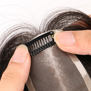 Malha 5*13 brasileira real do bloco <span class=keywords><strong>3</strong></span> # do cabelo de Remy de 100% leve e respirável para mulheres - Product Image 5