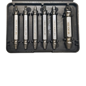 Estrattore di bulloni 6 pezzi estrattore a spirale danneggiato <span class=keywords><strong>Set</strong></span> adatto per rimuovere facilmente bulloni rotti, viti spelate e vite minuscole - Product Image 4