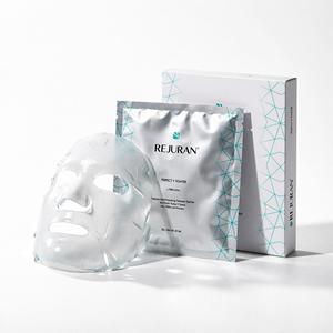 Masque en feuille double Rejuran Perfect V Tighter PDRN Purecolla pour le visage et la ligne du menton, liftant, raffermissant, anti-âge, soin coréen, 4 unités - Product Image 1
