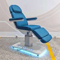 Table de massage portable avec télécommande intelligente pour centre de soins des cils, lit de massage électrique, canapé de physiothérapie