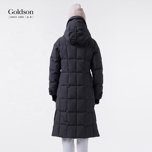 Manteau long épais et tendance de style canadien, veste en duvet d'oie pour femmes - Product Image 6