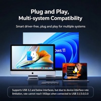 UGREEN USB C Hub 4 Port USB 3.2 10Gbps 0.15m Type C USB Splitter dengan Port Daya Type C untuk Laptop PC