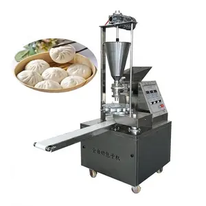 Automatische Gemüse Fleisch gefüllt Baozi gedämpften Brötchen-Herstellung gedämpftes füllung Brötchen-Maschine chinesische gedämpfte Brötchen Baozi-Herstellungsmaschine