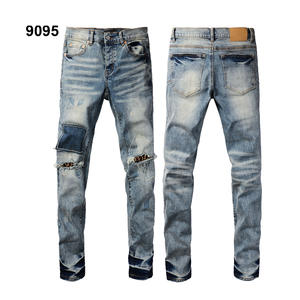 กางเกงยีนส์สกินนี่11แท็กเอวสูงของผู้ชาย - Product Image 3