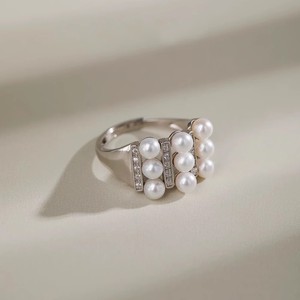 Anillo de Plata S925 para Joyería DIY 10636, con Baño de Oro de 18K, Incrustaciones de Cuentas Huecas y Gruesas de 3-4mm - Product Image 1