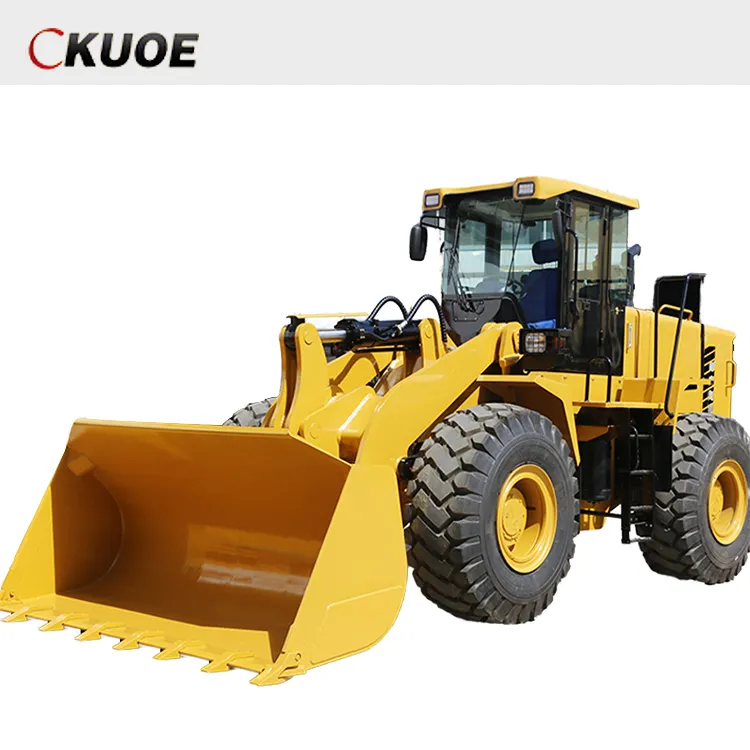 Famous China Brand HT956 Front End Wheel Loader 5Ton Loader with Reliable Engine Motor Pump 3 Ton Rated Load Robust Gearbox