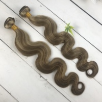 Vente chaude Double Drawn Droite Raw Remy Extensions de Cheveux Humains Européens Piano Couleur Cheveux Bruts Tisse