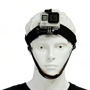 Correa elástica delgada para cámara con logotipo/empaque personalizado disponible: Soporte cómodo para la cabeza y almohadilla para la barbilla para GoPro Hero 13 12 <span class=keywords><strong>Insta360</strong></span> X4 DJI - Product Image 2