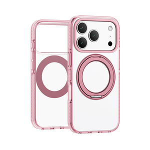 B547 360° Rotatable Magnetic <b>Ring</b> Stand Tpu+pc Clear High Transparent Shockproof Protective Case for Iphone 18 Pro Max - Product Image 1