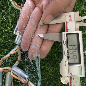 Red de fundición de nailon monofilamento de PE americano de mejor <span class=keywords><strong>valor</strong></span> 4 '6' 10 '12' 8 '-Pesca lanzada a mano Atarrallas Tarrafa Ppara Pesca Doble - Product Image 5