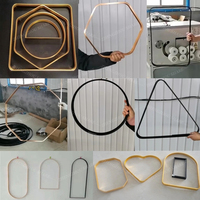 Cnc Aluminium Photo Cadre Cintreuse Miroirs Led Lumière Carré Triangle Tuyau Cercle Cintreuse pour Tuyaux Ronds
