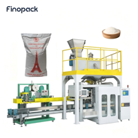 Machine d'emballage à vis sans fin pour poudre de lait 25 kg pour sacs en papier tissé, machine d'emballage de poudre de lait en sacs à ouverture large avec convoyeur
