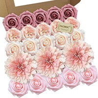 Großhandel Handgefertigte Weihnachts-, Valentinstags-, Muttertags-Realistische Seidenrosen-Geschenkbox Hochwertige DIY-Heimdekoration Blume