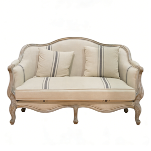 <span class=keywords><strong>Divano</strong></span> a Tre Posti in Legno Massello <span class=keywords><strong>Curvo</strong></span> Stile <span class=keywords><strong>Vintage</strong></span> Francese (Disponibile in Diversi Stili di Tessuto) - Product Image 4