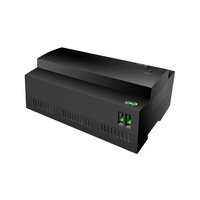 Amplificateur de musique de fond intelligent YZ80 80W sur rail DIN, lecteur audio de classe D 4 canaux RS485 pour magasin, bureau, hôtel