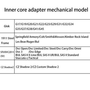 Tri-Claw warfalcon <span class=keywords><strong>1911</strong></span>ยุทธวิธี CZ IPSC idpa CNC อลูมิเนียมแข่งหลักซอง & แทรกบล็อกสำหรับล่าสัตว์อุปกรณ์เพนท์บอล - Product Image 3