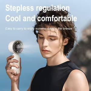 Ventilateur portable mini USB de bureau à double lame avec personnalisation du logo OEM, vente en gros pour fabricants, utilisation extérieure et domestique - Product Image 2