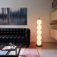 Lampadaire LED design créatif en forme de calebasse, style nordique, luxe léger, pour salon, bureau, chambre d'hôtes et chambre à coucher