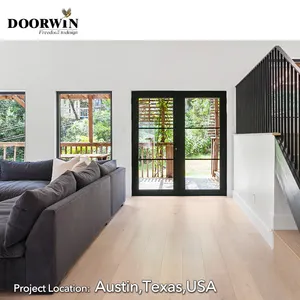 Doorwin High Quality Customize Personalized Modern Exterior Heat Insulation Waterproof Decorative Aluminum Hinged Door