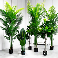 Plantes artificielles, arbre décoratif pour la maison, bonsaï, plantes en plastique, pots, aménagement paysager, plantes modernes, palmier d'intérieur