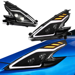 Faros Delanteros LED DRL Dinámicos 6000K con Señal de Giro Secuencial para 370Z 2008-2021 Fairlady Z Z34, Modificación y Mejora de Automóviles - Product Image 2