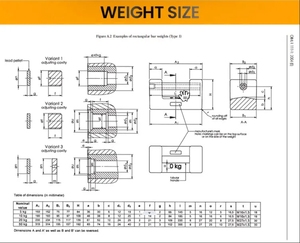 Chất lượng cao <span class=keywords><strong>5kg</strong></span> 10kg 20kg gang kiểm tra trọng lượng đo lường Trọng lượng thang máy truy cập trọng lượng - Product Image 6