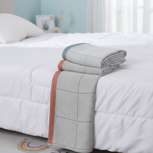 <span class=keywords><strong>Couverture</strong></span> de lit <span class=keywords><strong>rafraîchissante</strong></span> en fibre de bambou écologique pour l'été, décorative et de voyage - Product Image 1