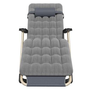 Vente chaude chaise portable pliante lit camping en plein air chaises longues avec matelas - Product Image 2