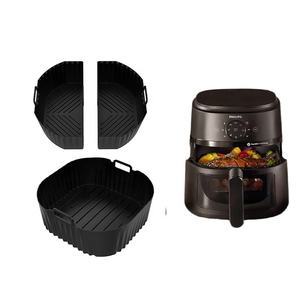 Chengkehome New 6.2L <span class=keywords><strong>COSORI</strong></span> Air Fryer <span class=keywords><strong>Bandeja</strong></span> para hornear de silicona Compatible con PhilipNA230 Cake Tools - Product Image 5