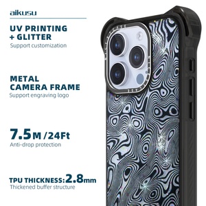 Étui de téléphone personnalisé de luxe avec impression à la demande, résistant aux chocs, avec sangle pour iPhone 15 14 Pro Max, étui pour Huawei - Product Image 2