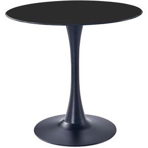 Mesa de Cóctel Mini de Diseño Moderno Nórdico con Tapa de Cerámica Redonda, Muebles de Bar para el Hogar, Club o Restaurante - Product Image 1