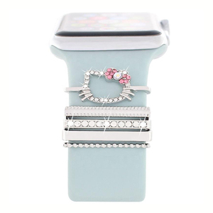 Clous décoratifs, breloques et anneaux en acier inoxydable HUANLONG, ornements pour bracelet de montre connectée - Product Image 1
