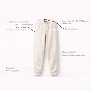 Conjunto Deportivo Informal de Invierno de Alta Calidad, Tejido de Forro Polar Transpirable de Poliéster/Algodón de Flying Star Industries - Product Image 2