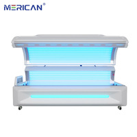 Équipement de beauté pour usage domestique Merican, lit de bronzage solaire avec lotion bronzante sans soleil, machine de bronzage rapide