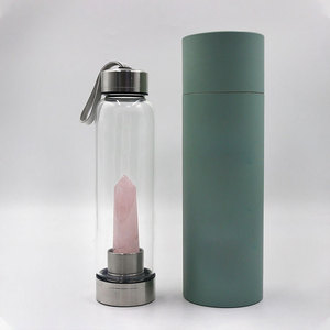 Bouteille d'<span class=keywords><strong>eau</strong></span> en Cristal incrusté, en pierre d'operisk <span class=keywords><strong>de</strong></span> guérison, Noble - Product Image 1