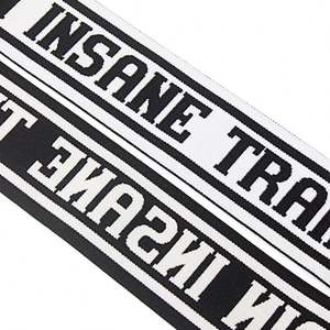 Customized Letter Printing Jacquard <b>Elastic</b> Band for Underwear Boxer Shorts Waistband Belt - Product Image 3