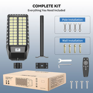 1440LED SMD 5730ソーラーIP65防水LEDストリートランプ22000mAH大容量LFPバッテリーリモコン3年 - Product Image 6