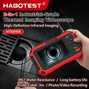 กล้องตรวจสอบอุตสาหกรรมแบบอินฟราเรด HT669IR แบบเลนส์คู่ สำหรับงานซ่อมบำรุง HVAC และซ่อมรถยนต์ - Product Image 3